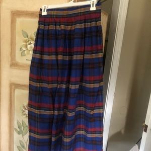 Plaid skirt